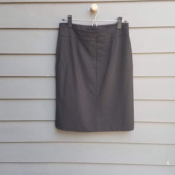 Banana Republic Black Stretch Pencil Skirt - Picture 2 of 4